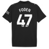 Camisola Manchester City Foden 47 Homen Equipamento 2ª 2025-26